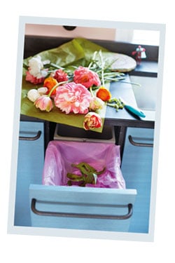 integrated recycle bins