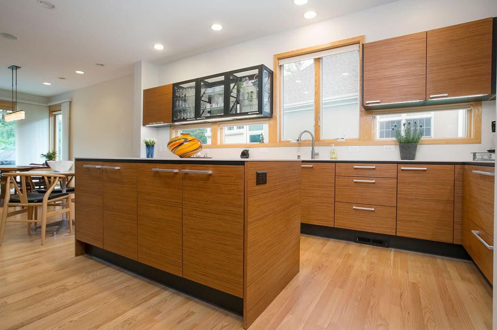 frameless kitchen cabinet layout wall