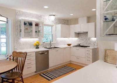 White and Modern Kitchen Renovation