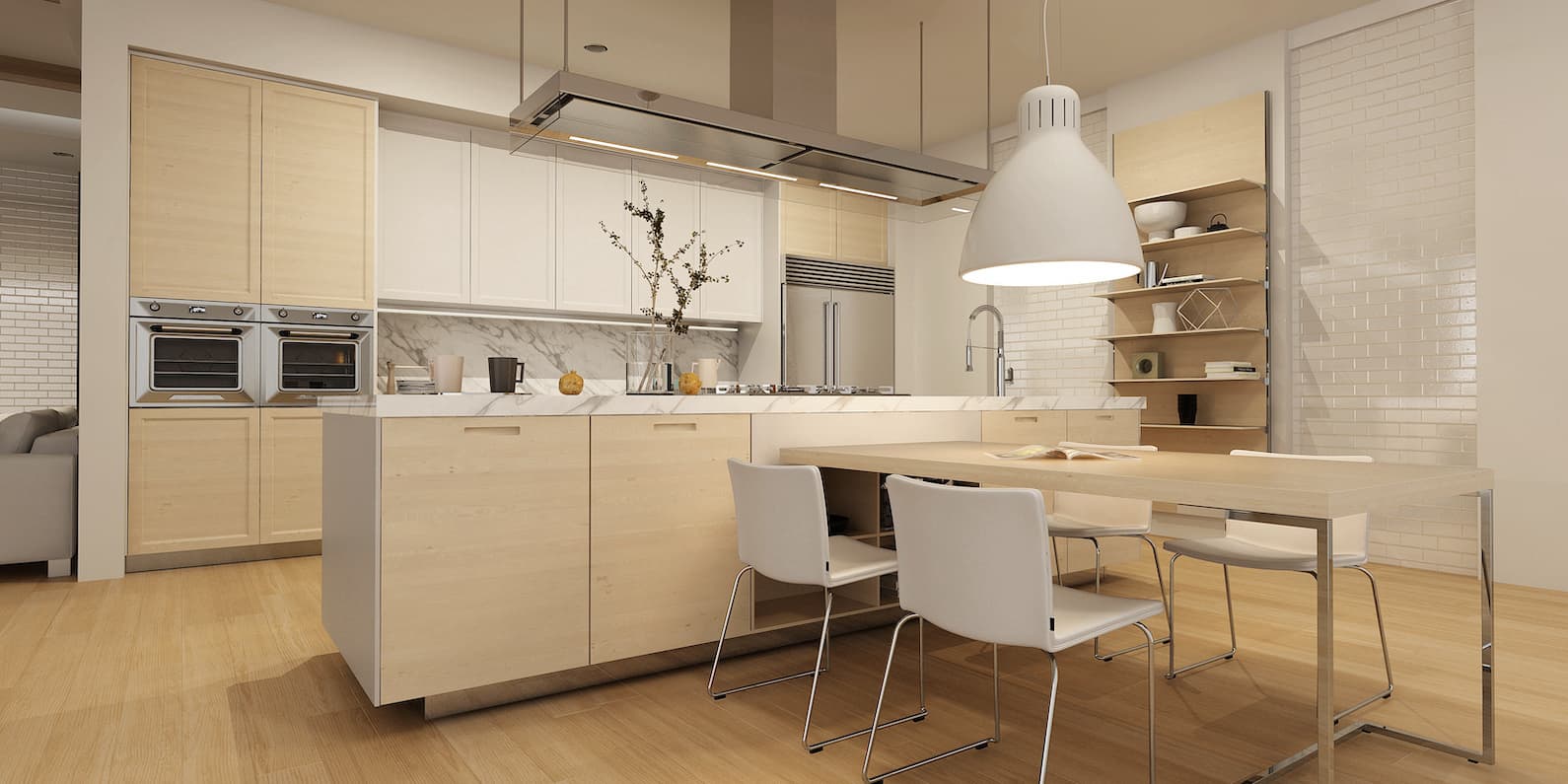 eco friendly kitchen mid century modern